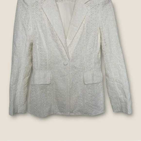 Amanda Uprichard | Eyelet Lace Blazer | XS | NWOT - Picture 4 of 8